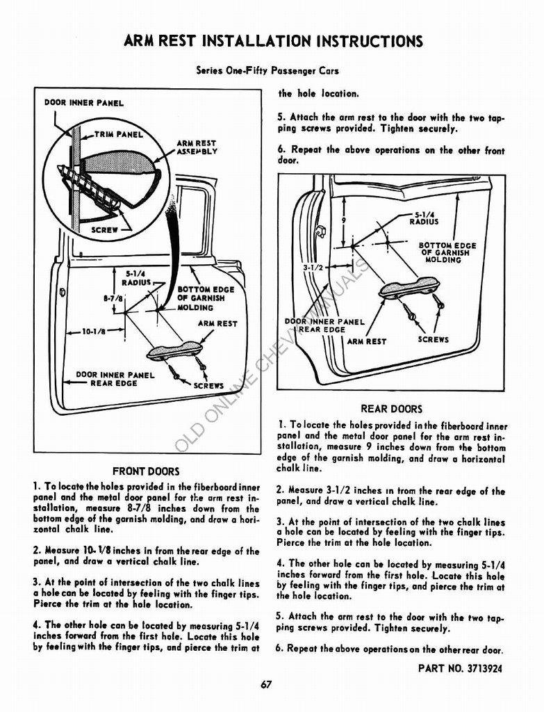 1955 Chevrolet Accessories Manual Page 31